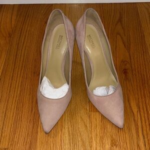 Michael Kors Nude Suede Pumps